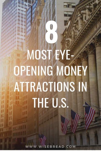 Si vous êtes enthousiasmé par l'argent, jetez un œil à ces attractions monétaires uniques aux États-Unis. De la Monnaie américaine au Charging Bull de Wall Street, en passant par le Gold Vault de la Fed de New York et plus encore, voici les 8 attractions touristiques qui vous feront pensez à vos finances personnelles !  |  #financepersonnelle #travelUSA #moneymatters