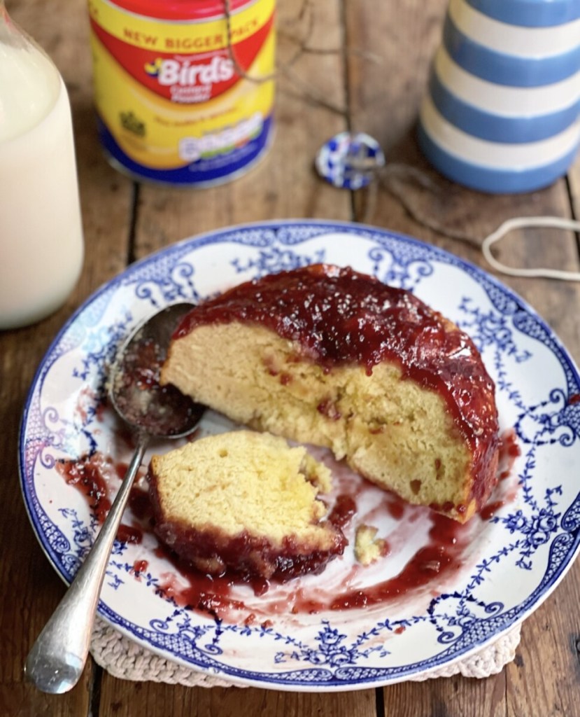 Pudding à la confiture cuit à la vapeur dans le Ninja Foodi