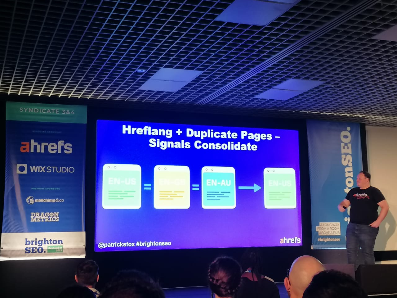 Patrick Stox présente son étude sur le hreflang à BrightonSEO