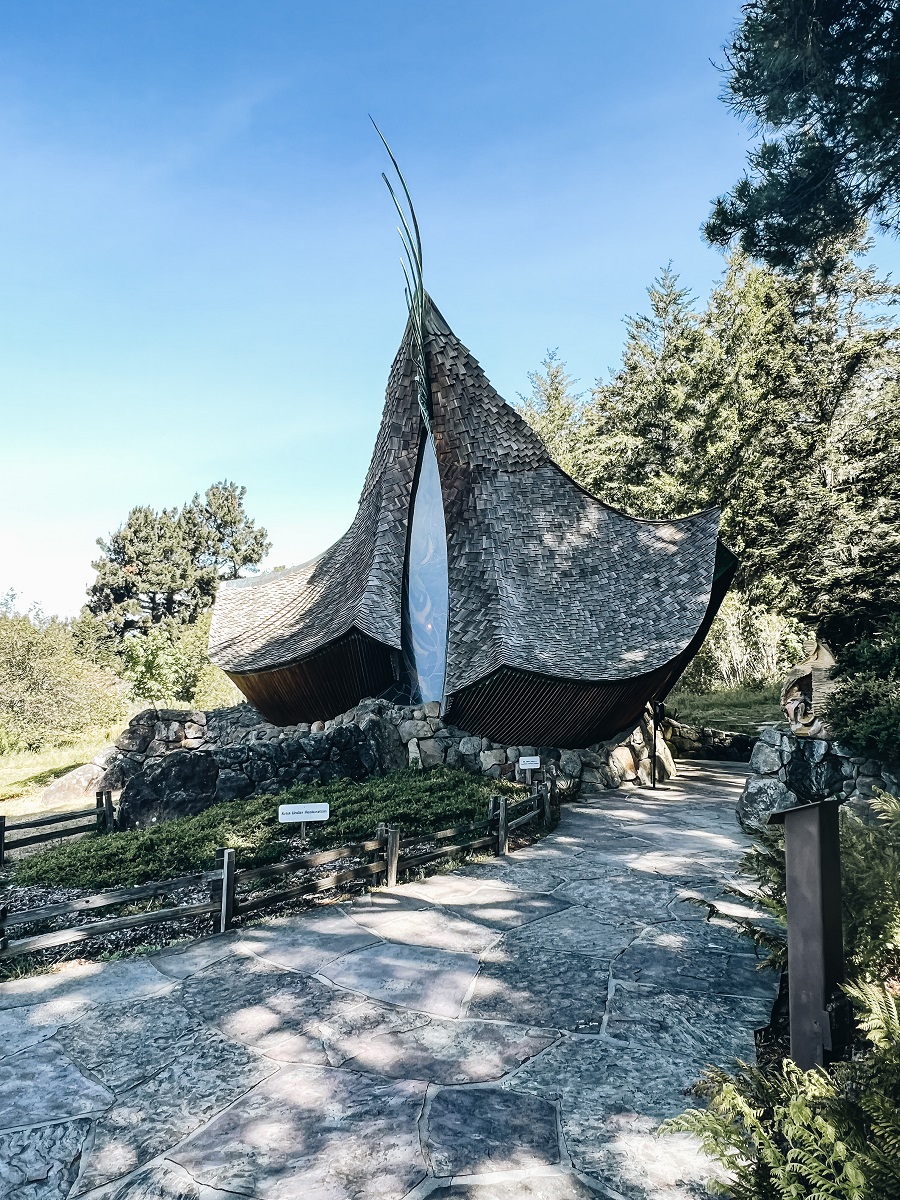 Extérieur de la chapelle du Sea Ranch