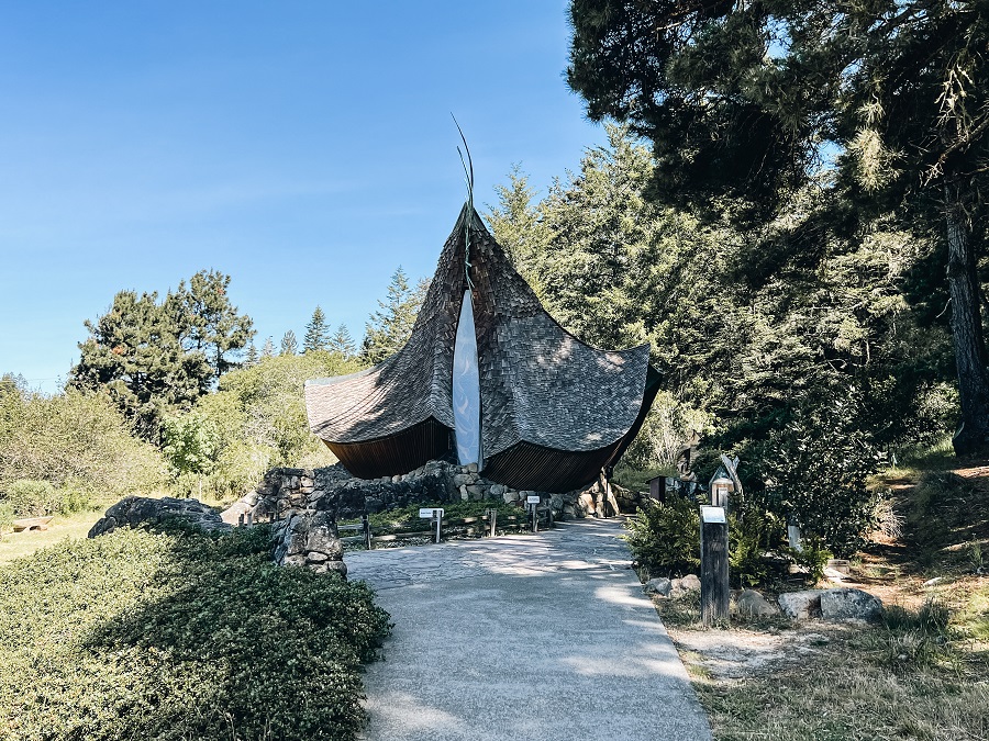 Extérieur de la chapelle du Sea Ranch