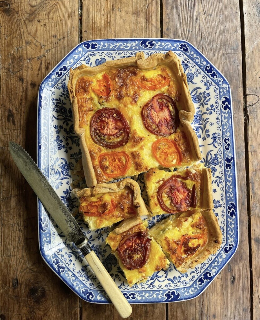 Flan au fromage et aux tomates