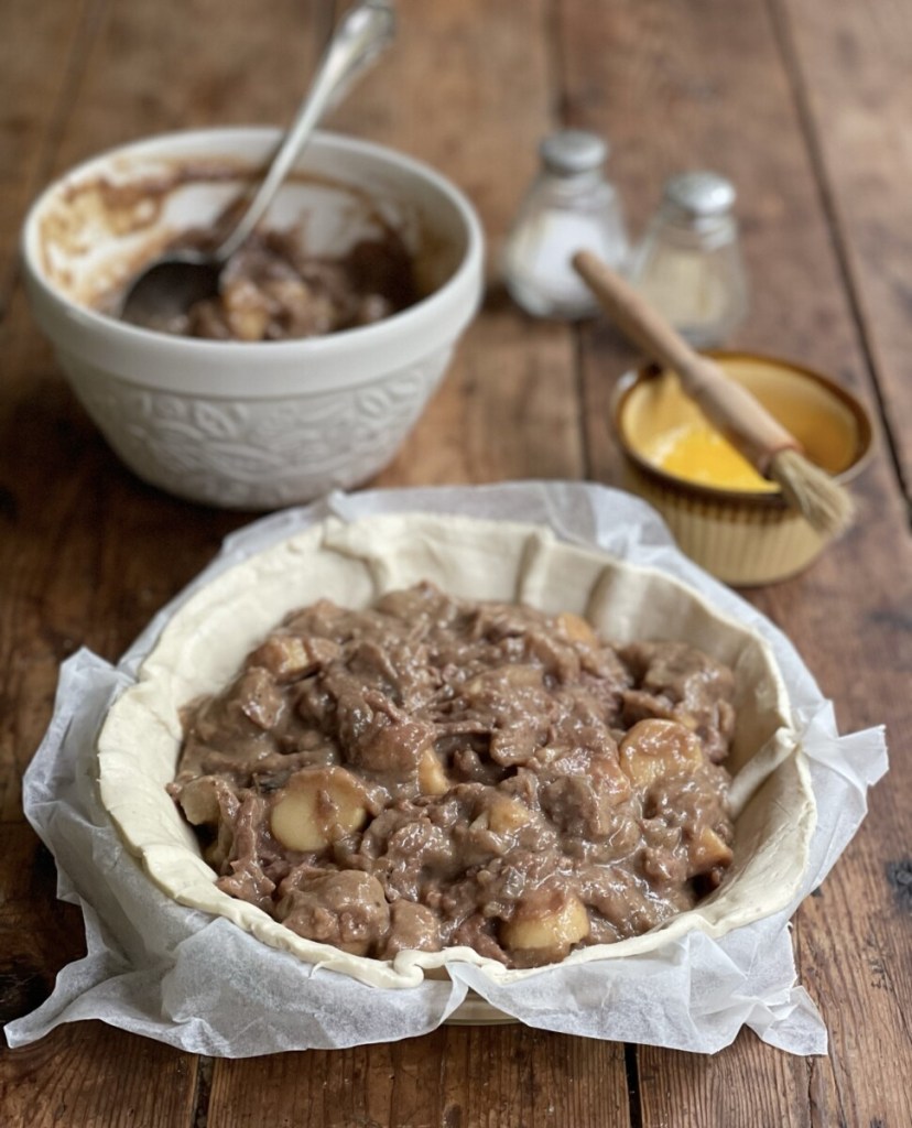 Tarte à la viande et aux pommes de terre