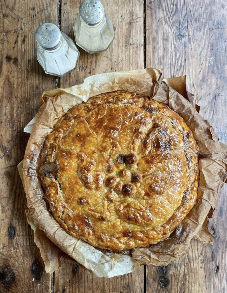 Tarte à la viande et aux pommes de terre