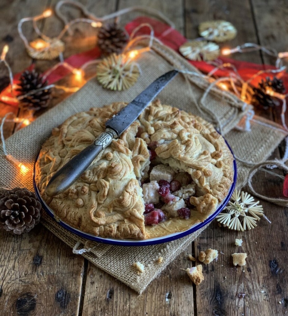 Gâteau de Noël avec les restes de Noël