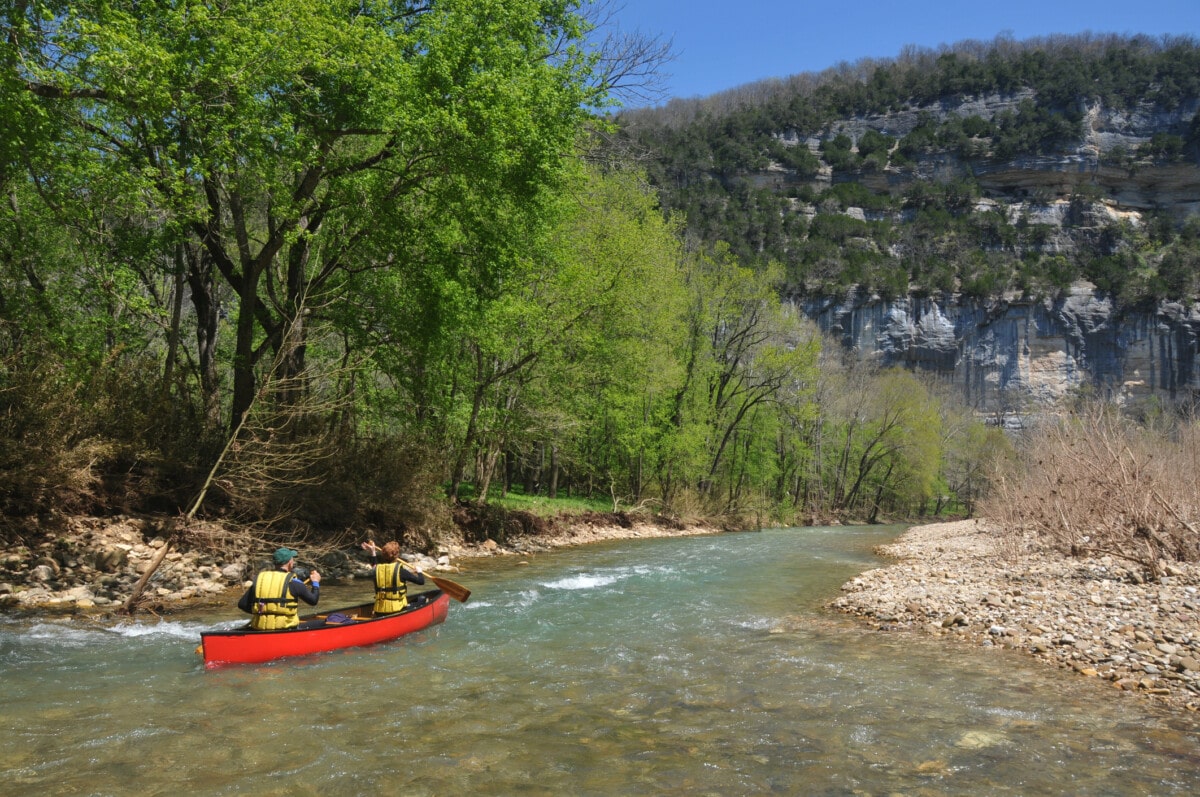 Canoë sur la rivière Buffalo