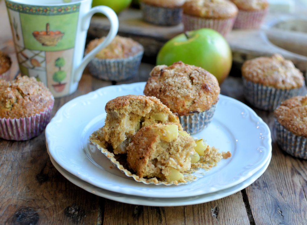 muffins à la pomme