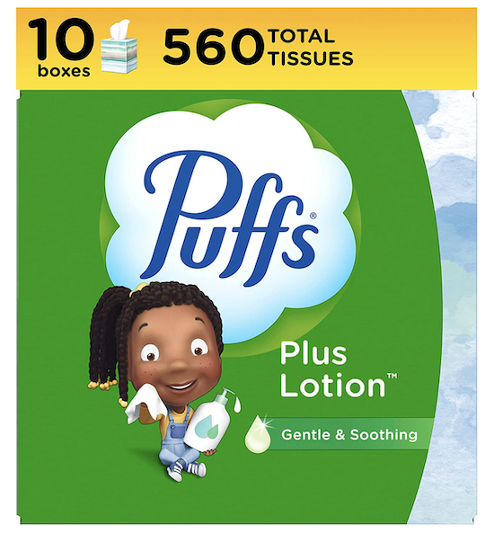 Mouchoirs Puffs Plus Lotion 10 cubes